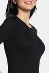 Zivame Knit Poly Thermal Top - Black Beauty — thumbnail 5